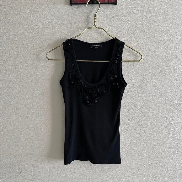 Bebe black sequin tank top - Picture 9 of 11